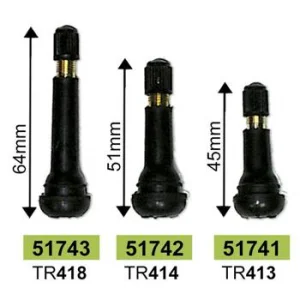 Valve Pentru Anvelope Tr414 51 Mm Set 100 Buc Jbm