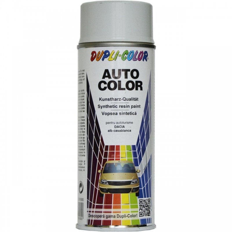 Vopsea Spray Auto Dacia Alb Casablanca Dupli-Color - 08759 - DUPLI-COLOR