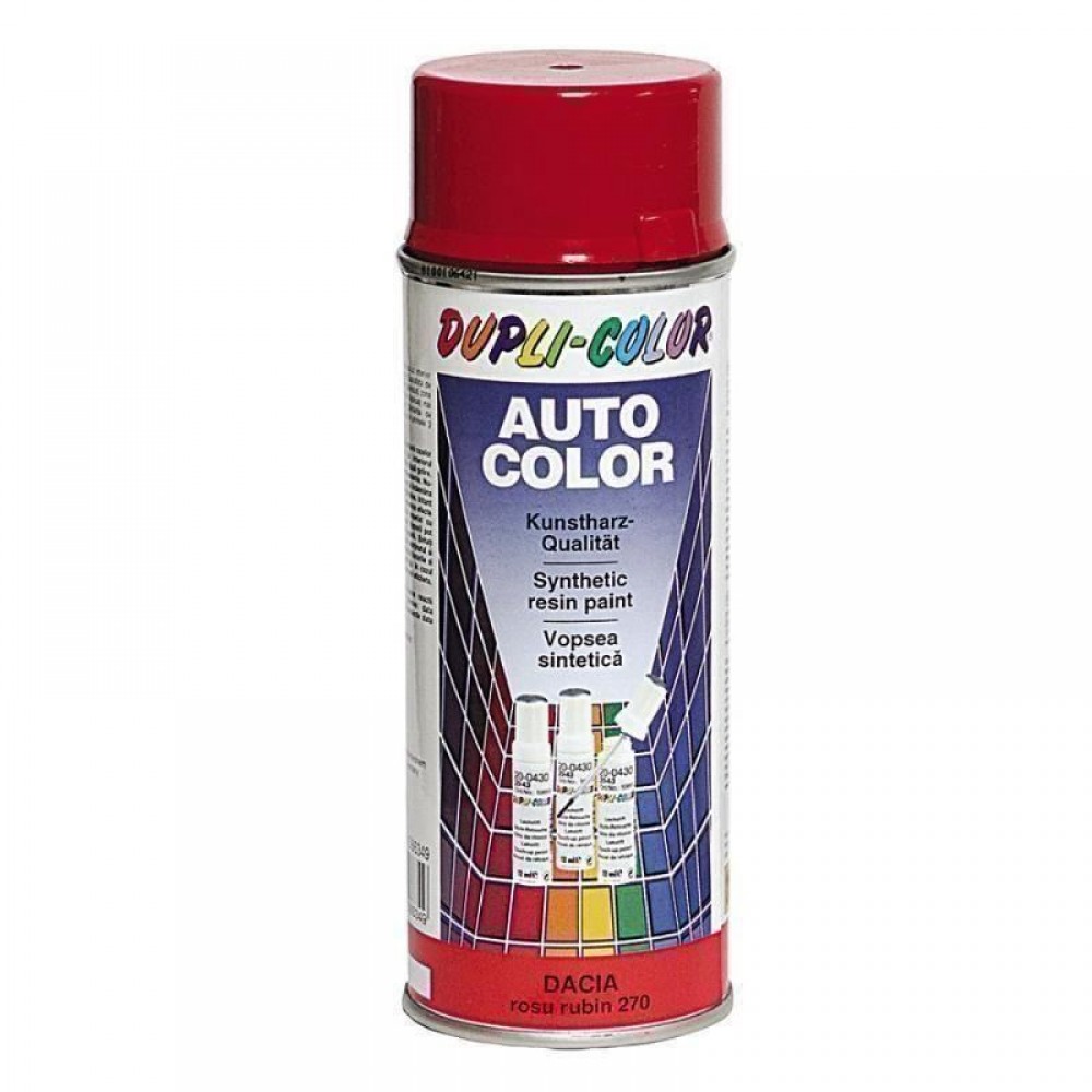 Vopsea Spray Auto Dacia Rosu 275 Dupli-Color - 08770 - DUPLI-COLOR