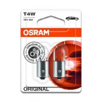 Set 2 Becuri 12V T4W Original Blister Osram