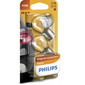 Set 2 Becuri P21W 12V Ba15S Blister Philips