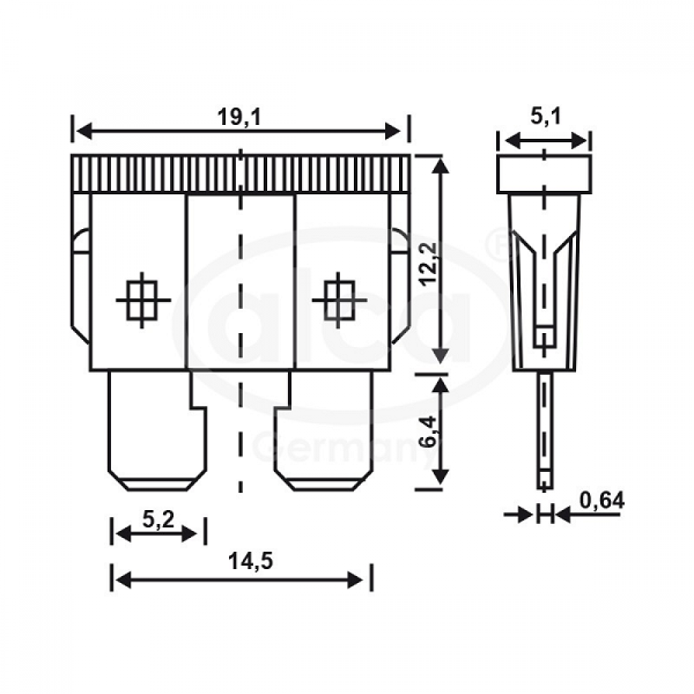 Sigurante Fuzibile Standard 30A Set 5 Buc -  - ALCA