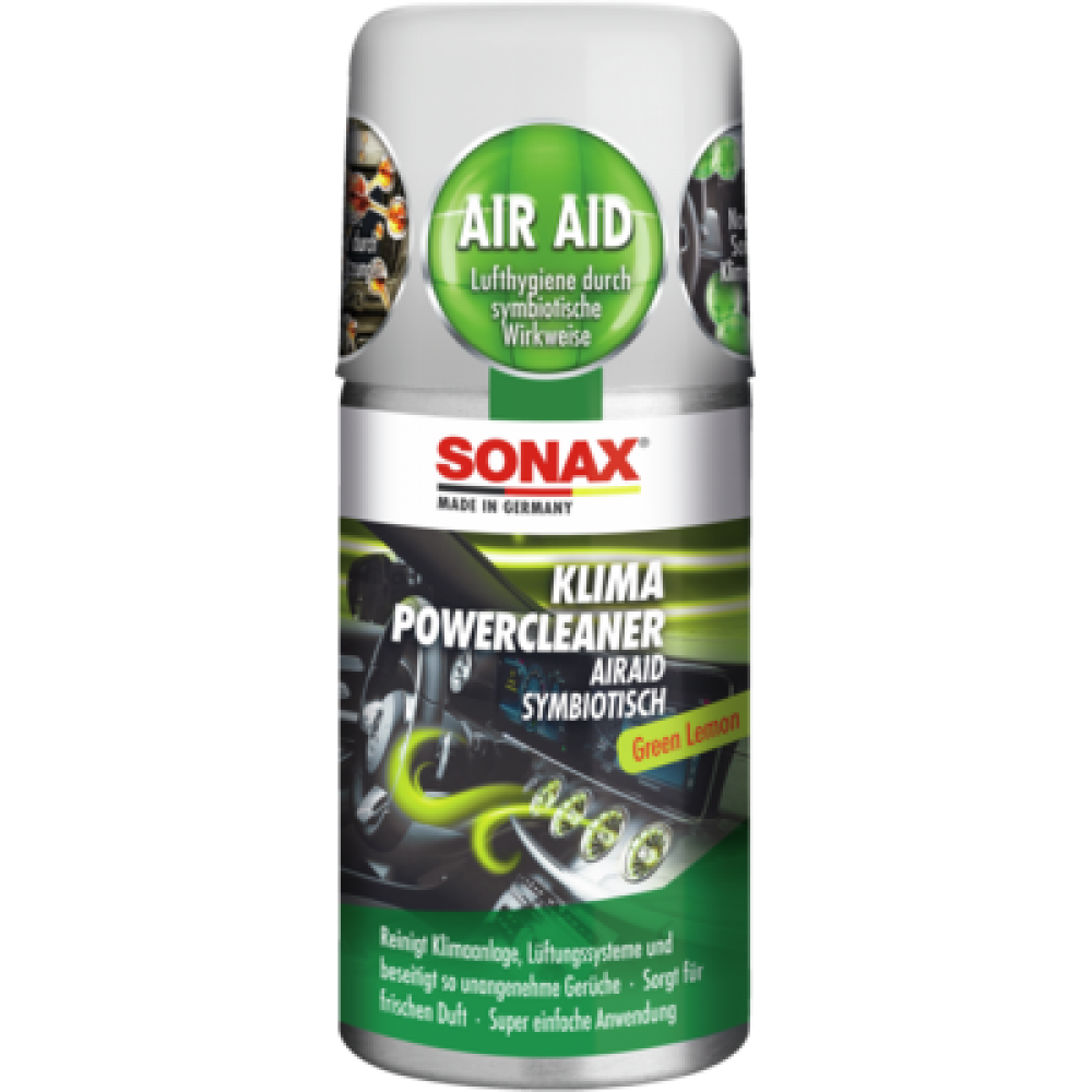 Spray Pentru Curatarea Instalatiei De Aer Conditionat - Lamaie Verde 100 Ml Sonax -  - SONAX