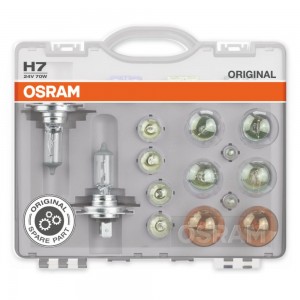 Set Becuri Auto De Rezerva Camion 24V H7 Osram