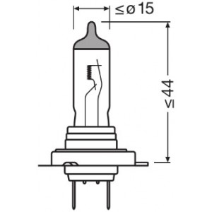 Set 2 Becuri 12V H7 55 W Night Breaker +200% Osram