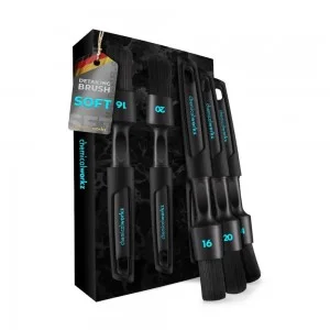 Pensulă detailing , Black Boar Detailing Brush - set 3 buc, ChemicalWorkz